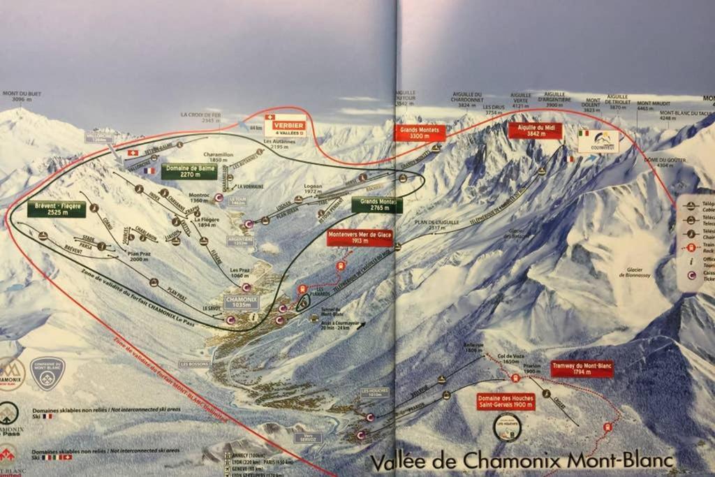 Apartment Chinook,La Praz,Chamonix Mont Blanc Bagian luar foto